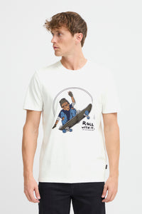 Blend - Tshirt Javor - White Tiger