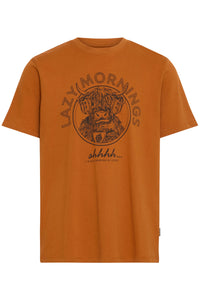 Blend - Tshirt Kibe - Bruin