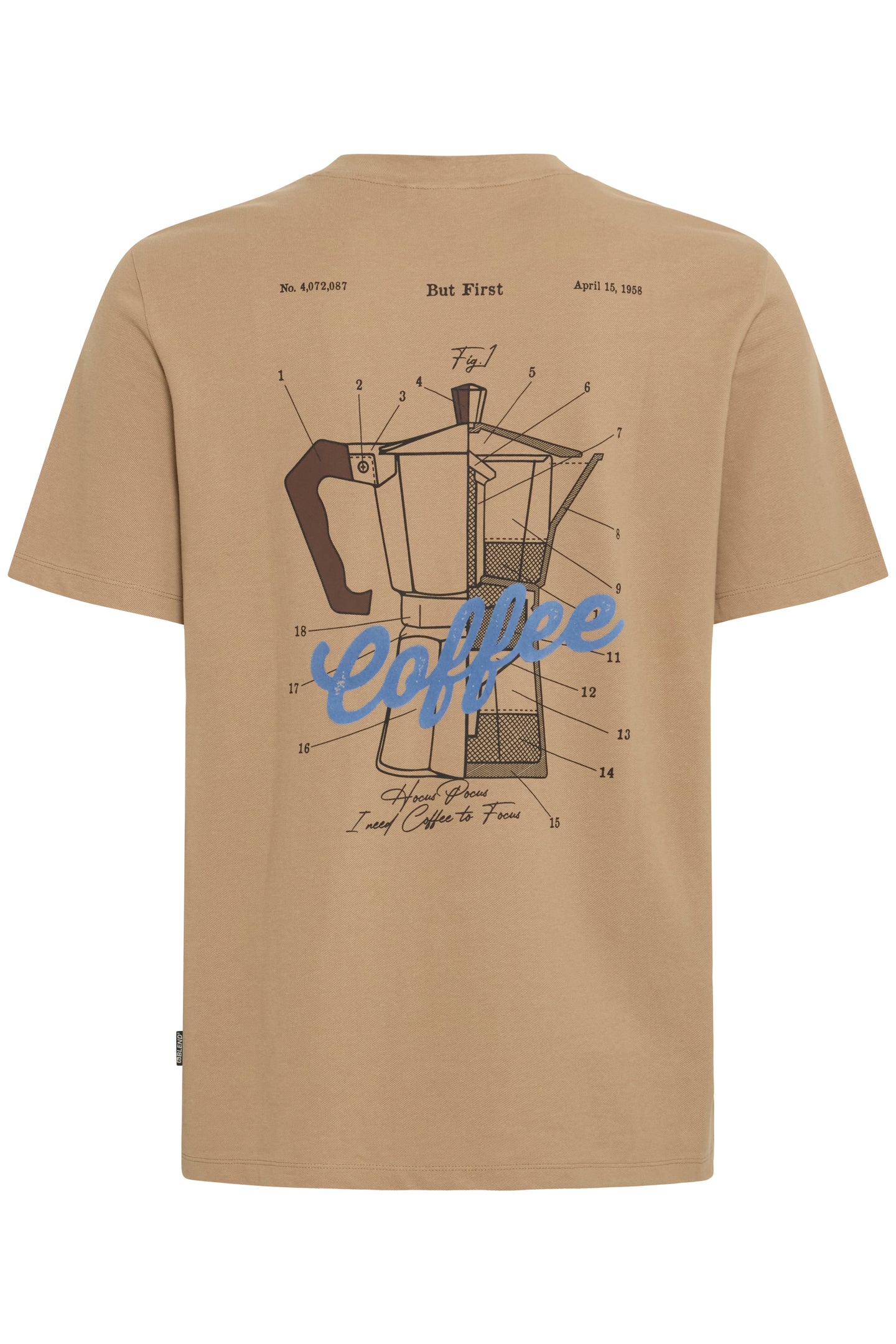 Blend - Tshirt Keyon - Sepia Tint