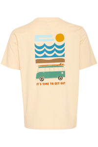 Blend - Tshirt Felix - Bleached Sand