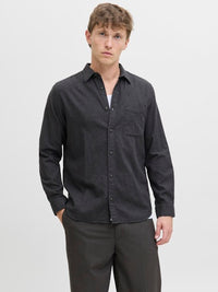 Jack & Jones - Shirt Classic - Dark Grey Melange