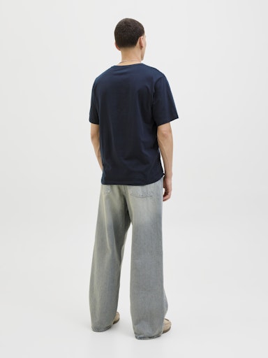 Jack & Jones - Tshirt Logo - Sky Captain (Blauw)