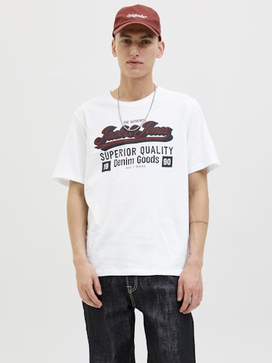 Jack & Jones - Tshirt Logo - Cloud Dancer