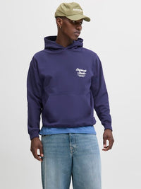 Jack & Jones - Hoodie Norrebro - Ocean Cavern