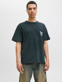 Jack & Jones - Tshirt Norrebro - Forest River (Grijs)