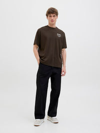 Jack & Jones - Tshirt Urban - Delicioso (Bruin)