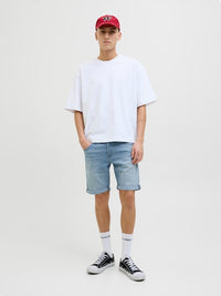 Jack & Jones - Denim Short Rick - Bleached Blue Denim