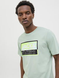 Jack & Jones - Tshirt Logan - Aqua Gray