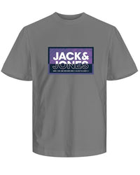 Jack & Jones - Tshirt Logan - Gray Flannel