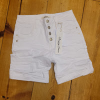 Jewelly Jeans - Short - White