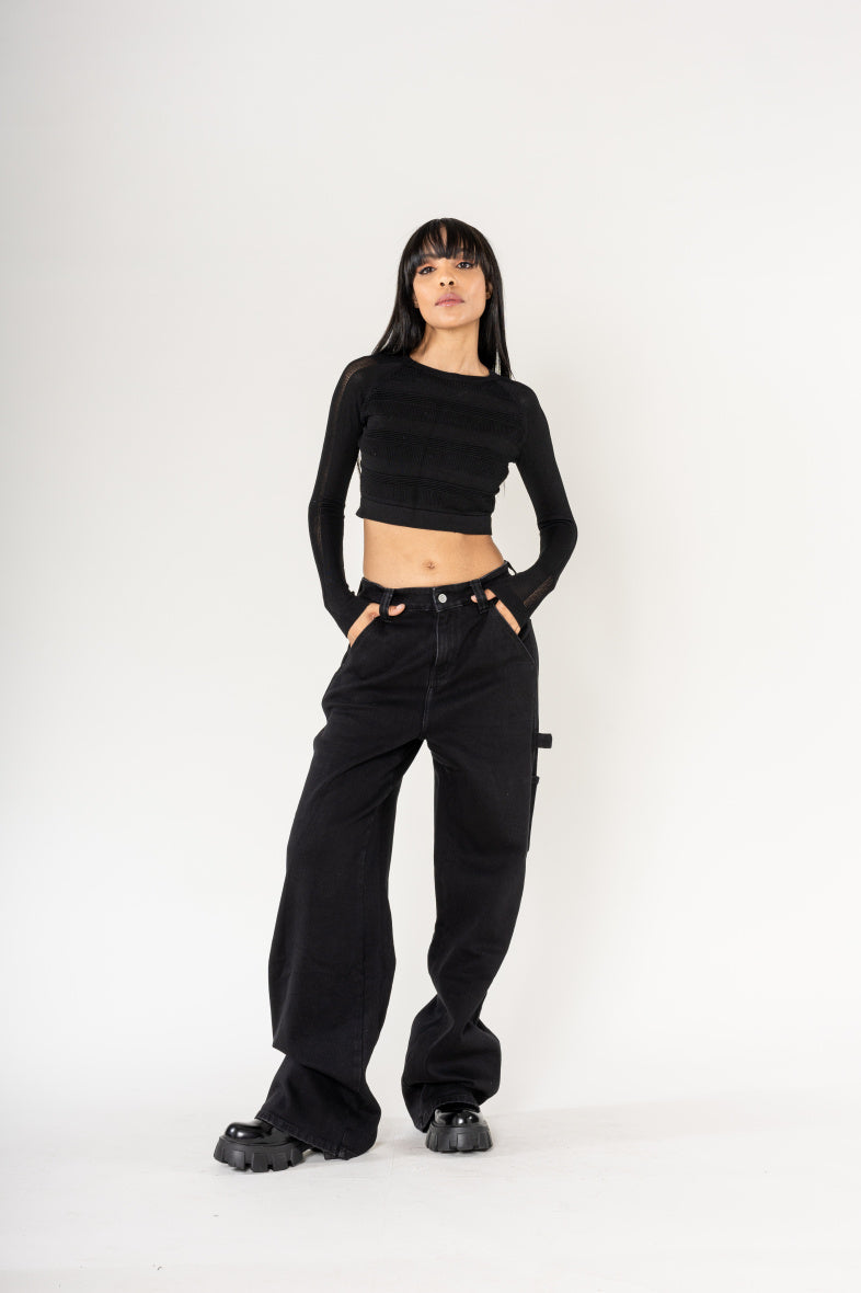 Nina Carter - Wide Leg - Black