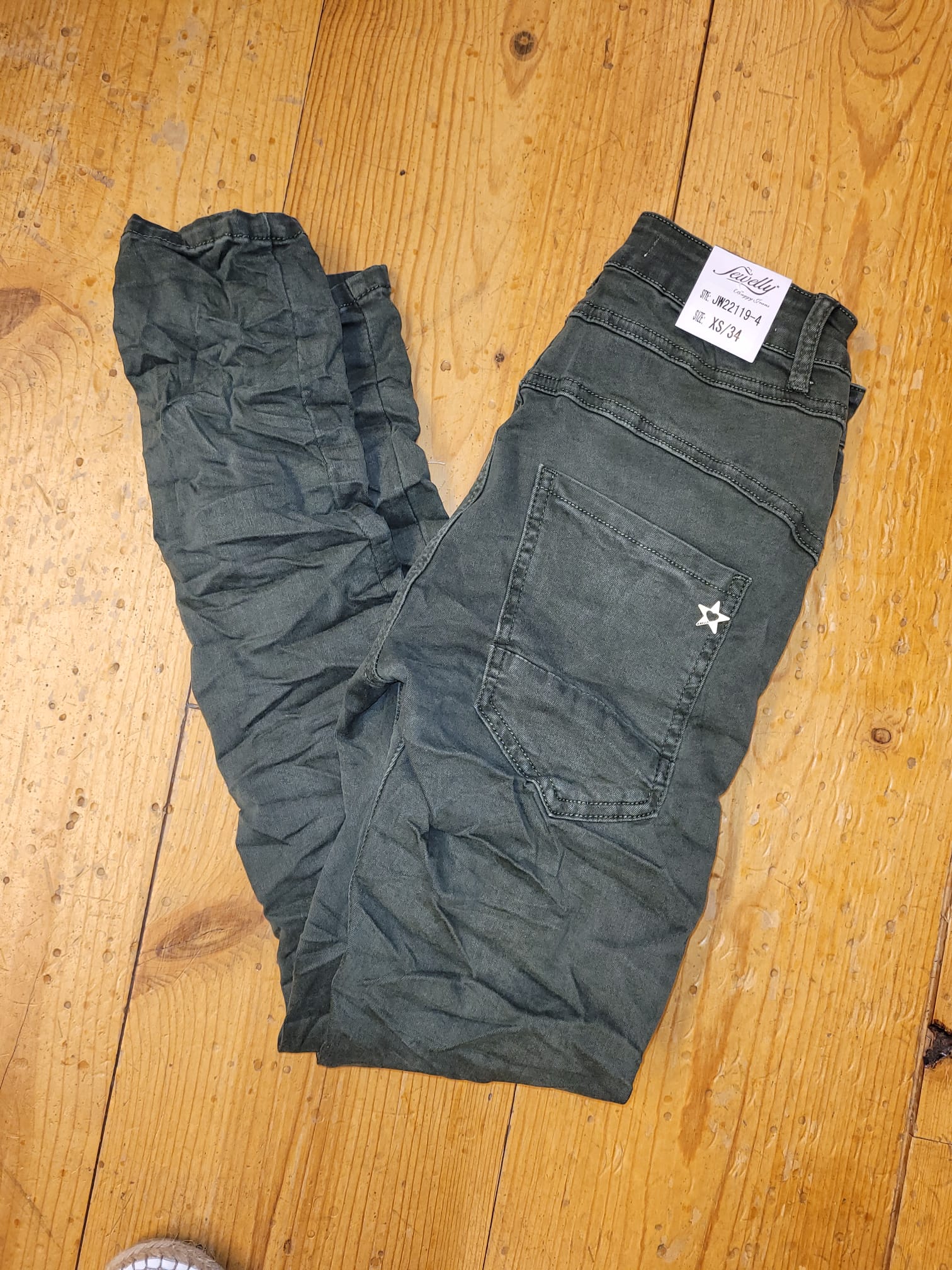 Jewelly Jeans - Twill Green