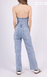Goodies Jeans - Denim Jumpsuit - Bleached