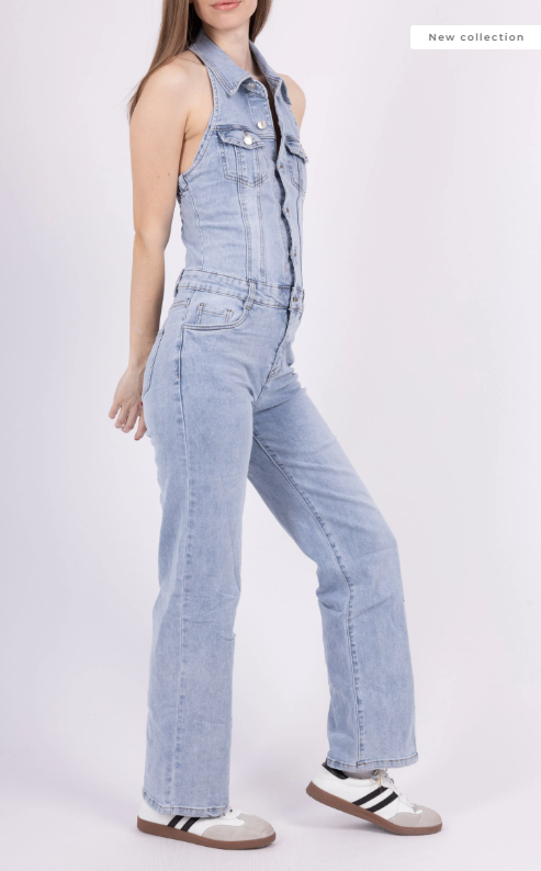 Goodies Jeans - Denim Jumpsuit - Bleached