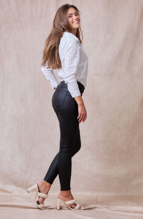 Ana & Lucy - Coated Pants - Black
