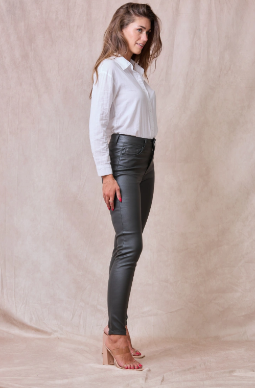 Ana & Lucy - Coated Pants - Army