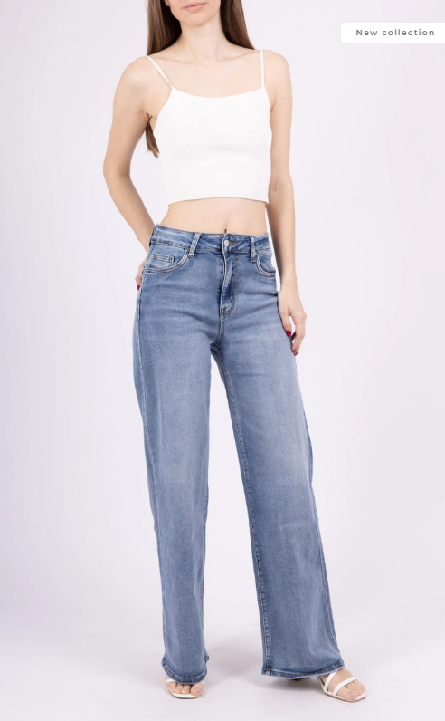 Goodies - Wide Leg - Stone Used