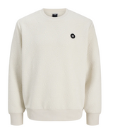 Jack & Jones - Sweat Geo - Marshmallow (Wit)