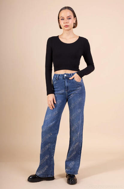 Goodies - Wide Leg - Stone Sparkling