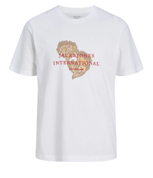 Jack & Jones - Tee Montauk Element - Bright White