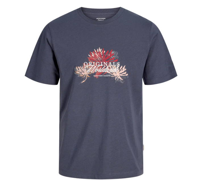 Jack & Jones - Tee Montauk Element - Odyssey Gray
