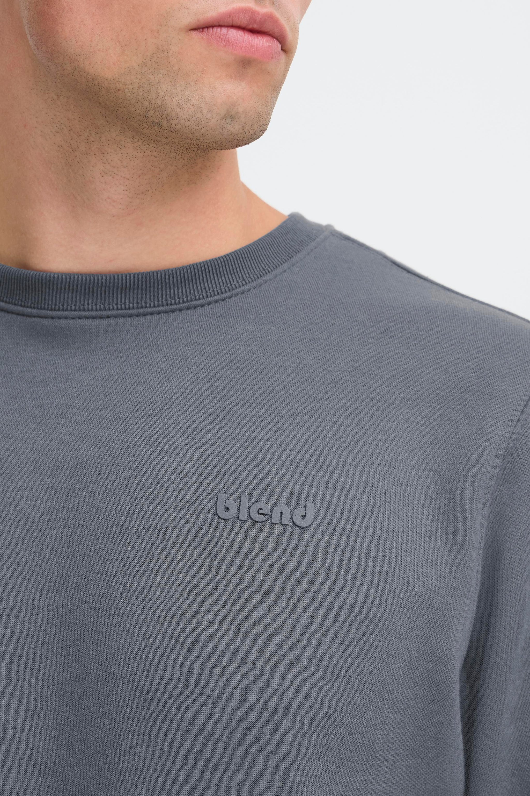Blend - Sweater Downton - Iron Gate (Grijs)