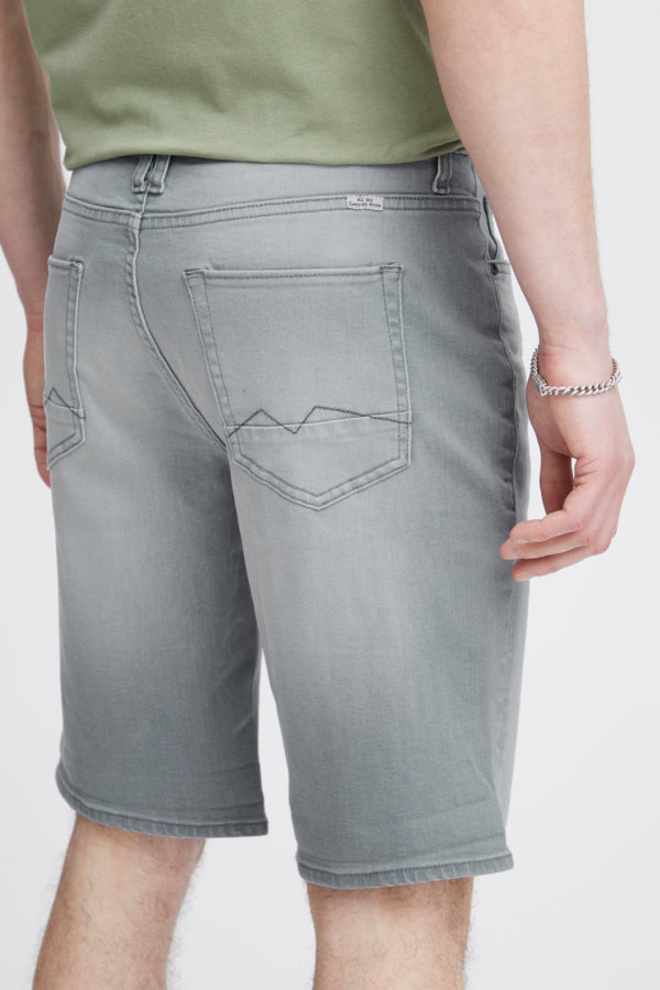 Blend - Denim Short Twister - Light Grey