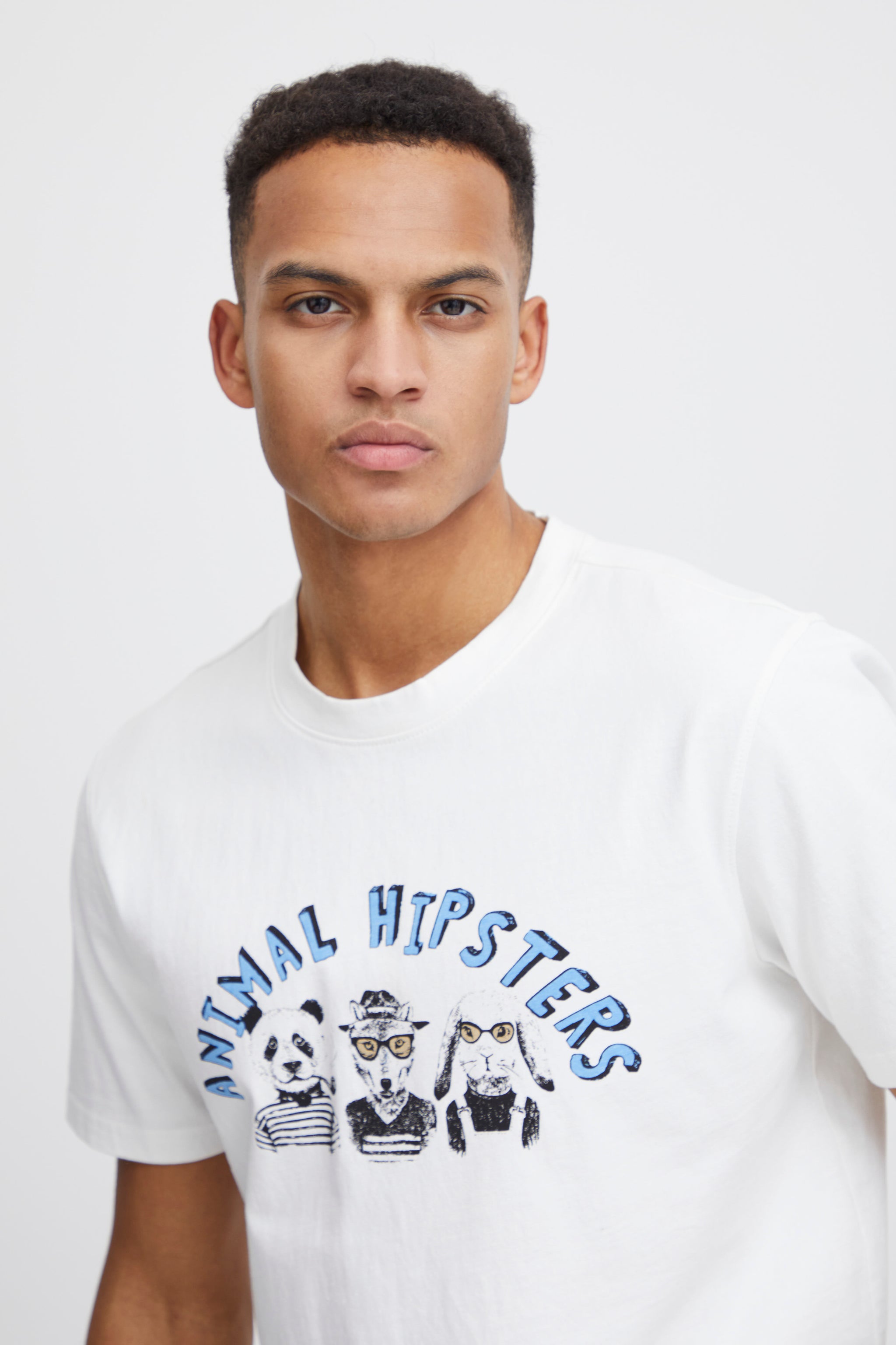Blend - Tshirt - White Hipsters