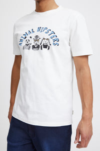 Blend - Tshirt - White Hipsters