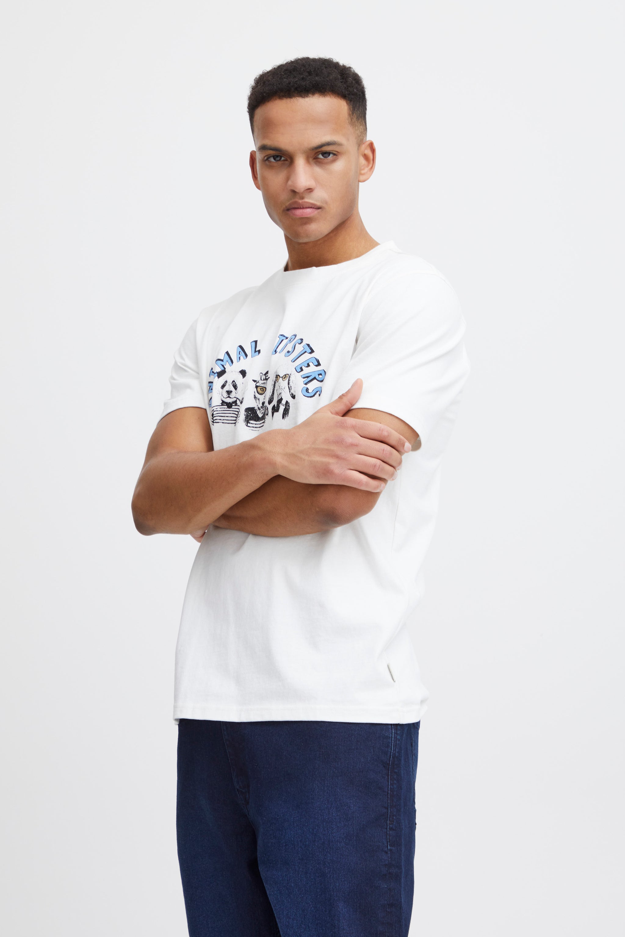 Blend - Tshirt - White Hipsters