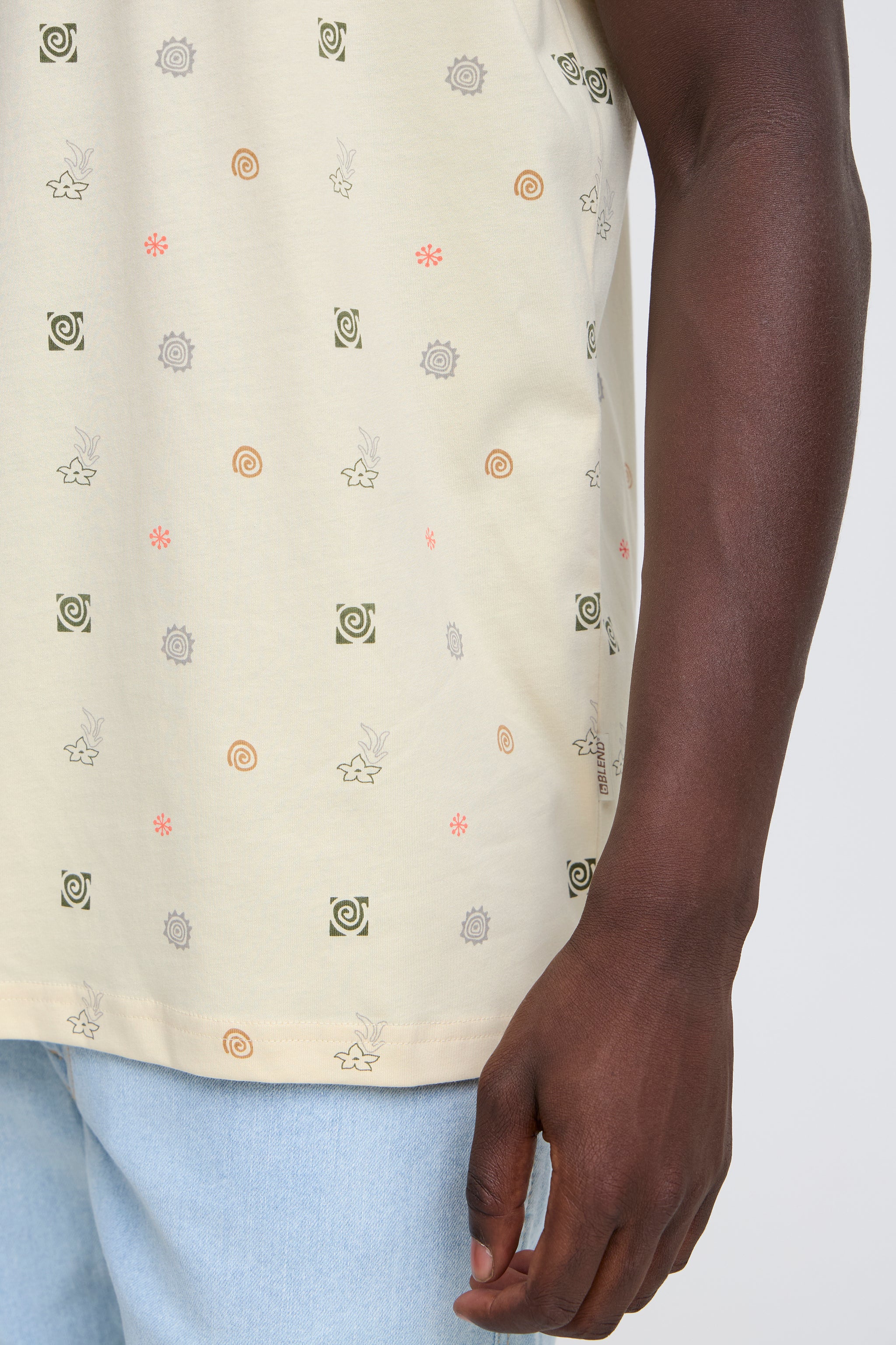 Blend - Tshirt Jael - Bleached Sand