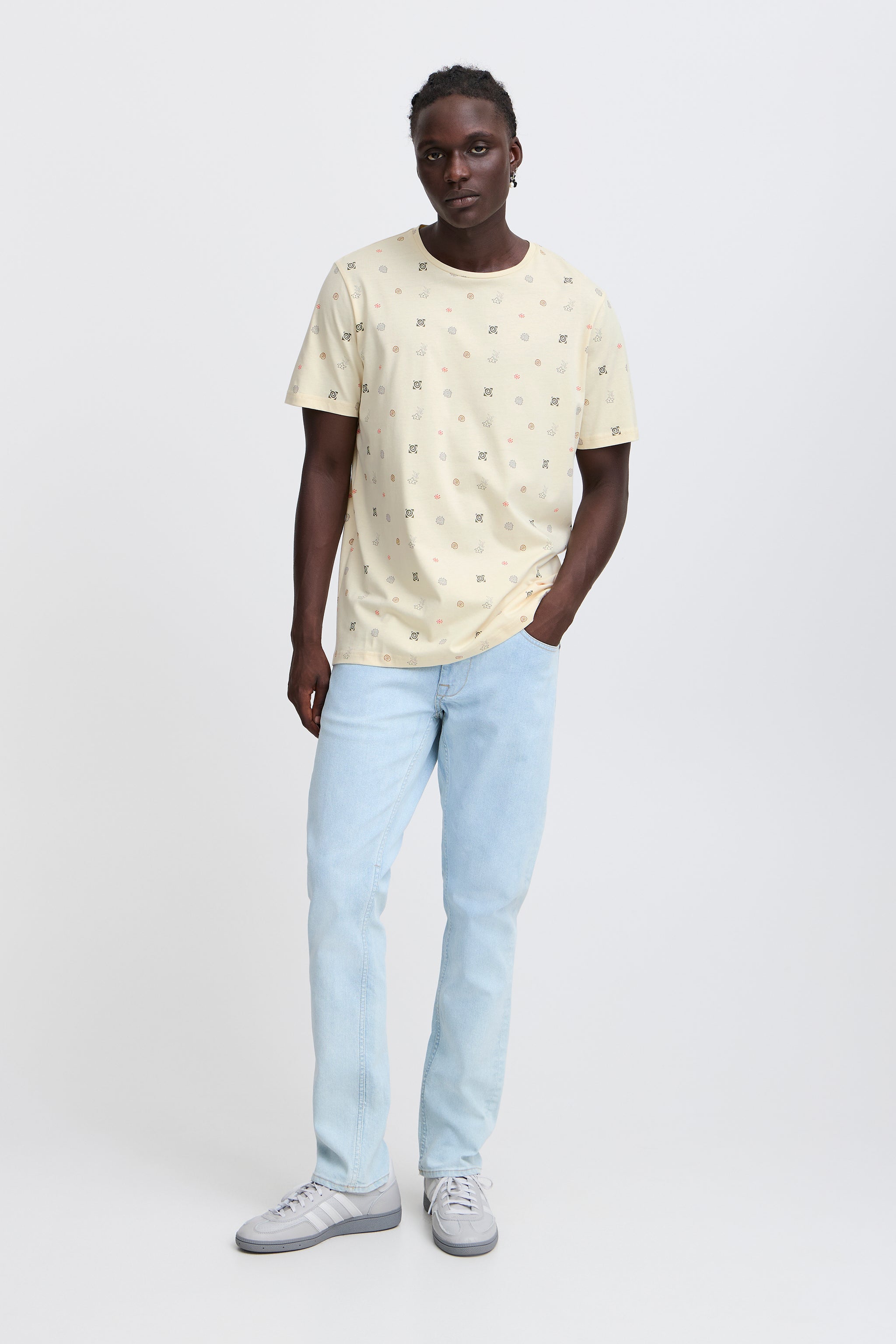 Blend - Tshirt Jael - Bleached Sand