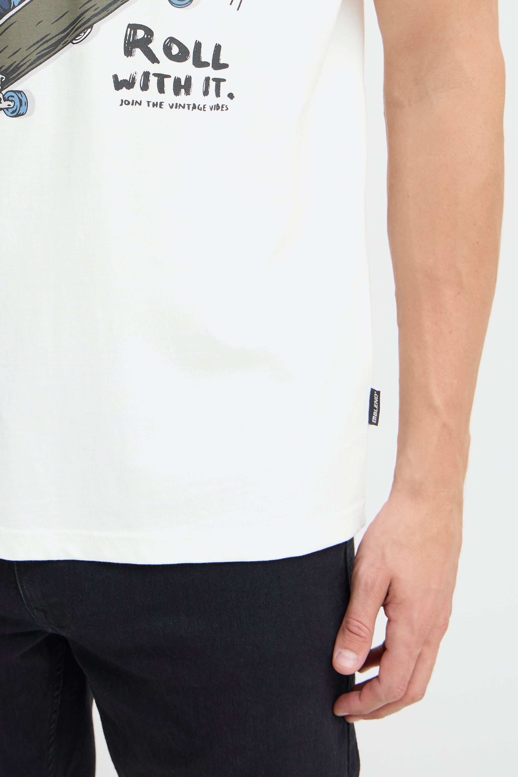 Blend - Tshirt Javor - White Tiger