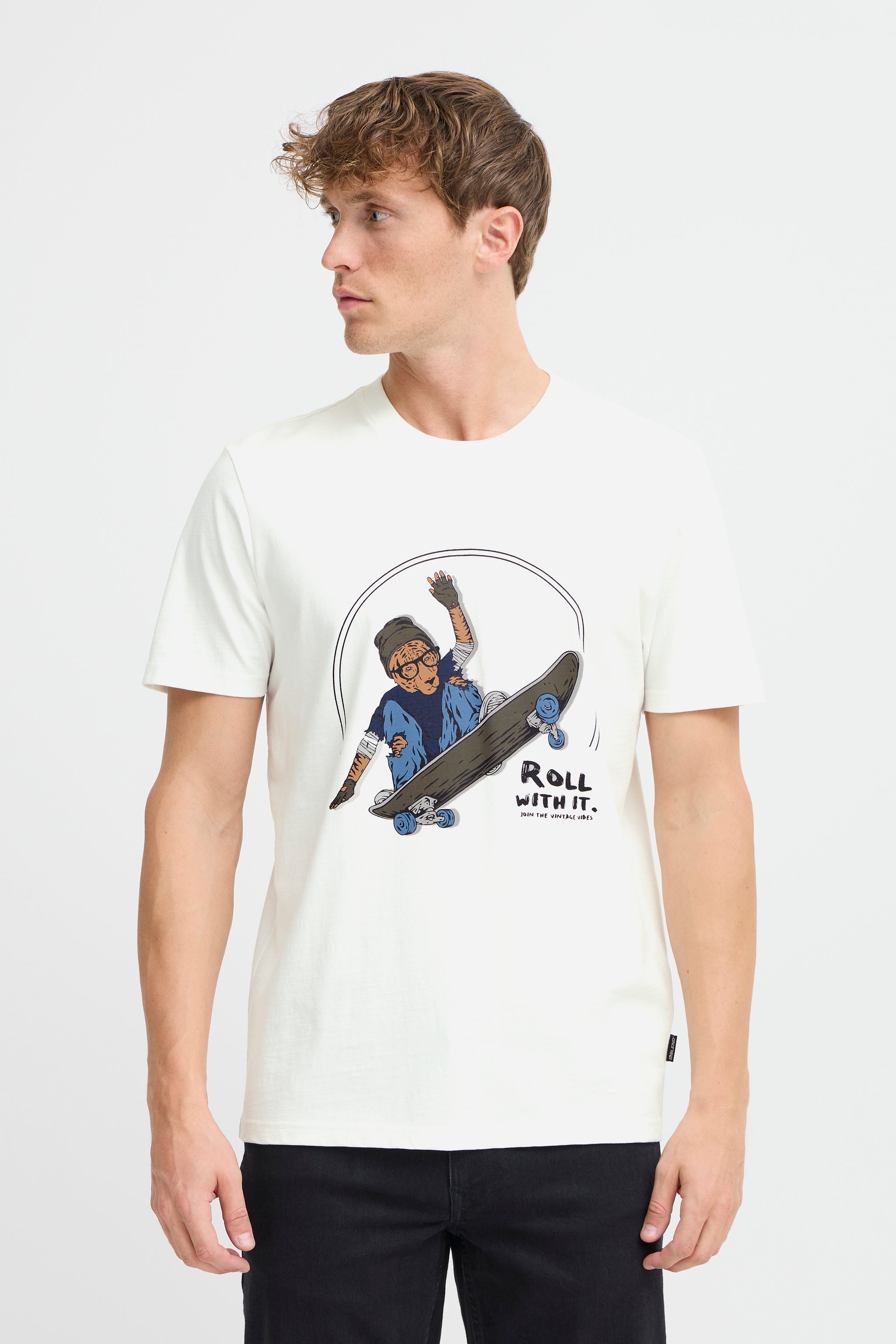 Blend - Tshirt Javor - White Tiger