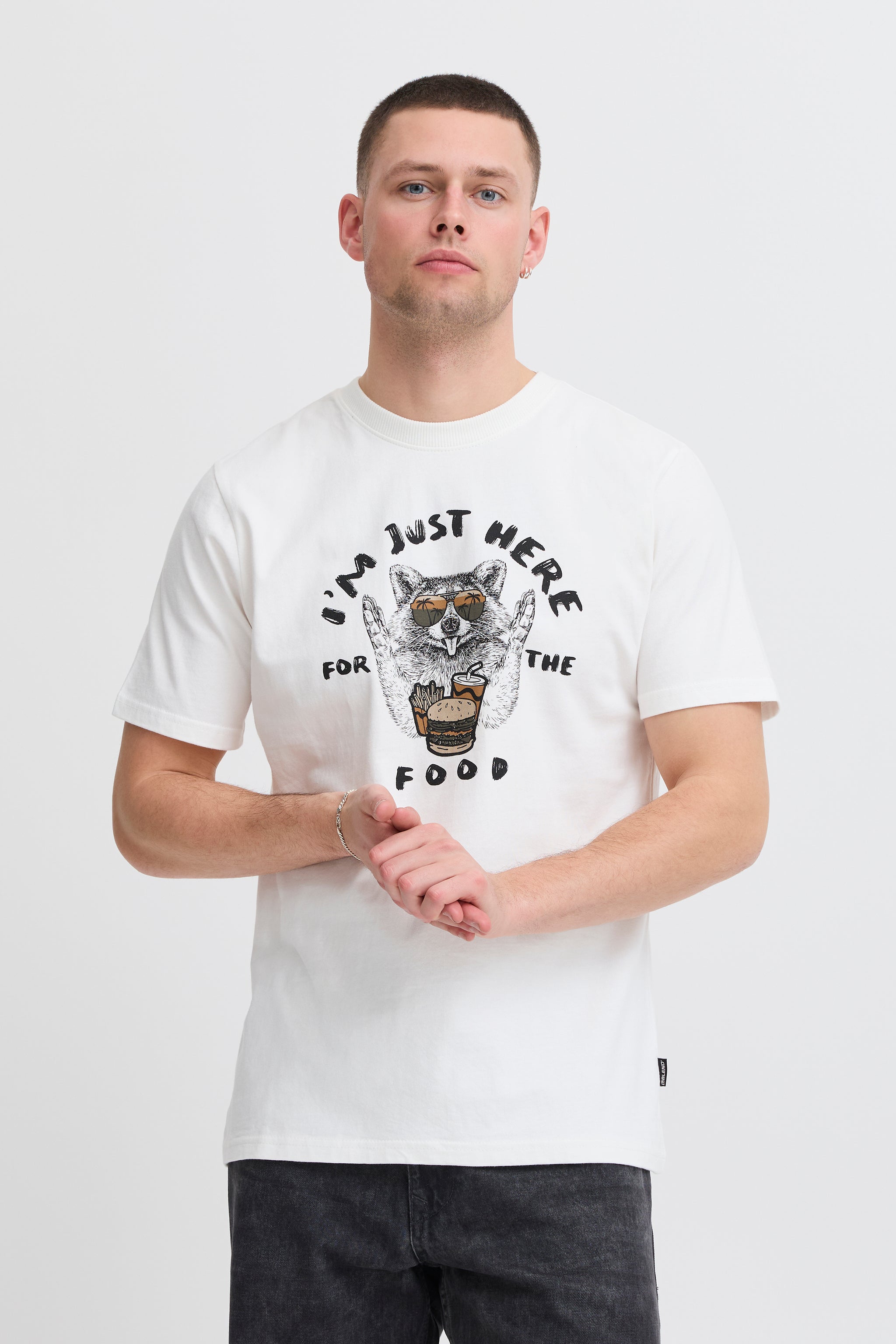 Blend - Tshirt Javor - White Food