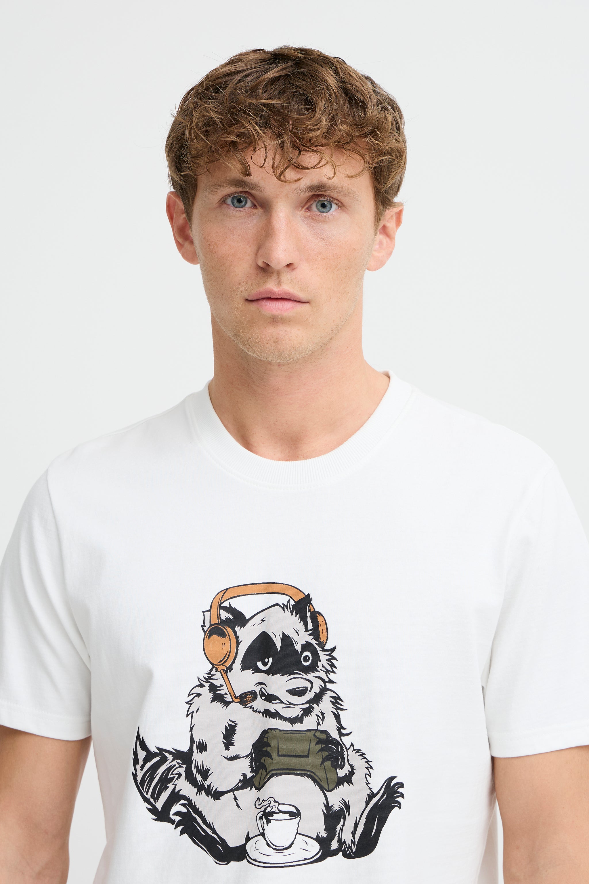 Blend - Tshirt Javor - White Gaming