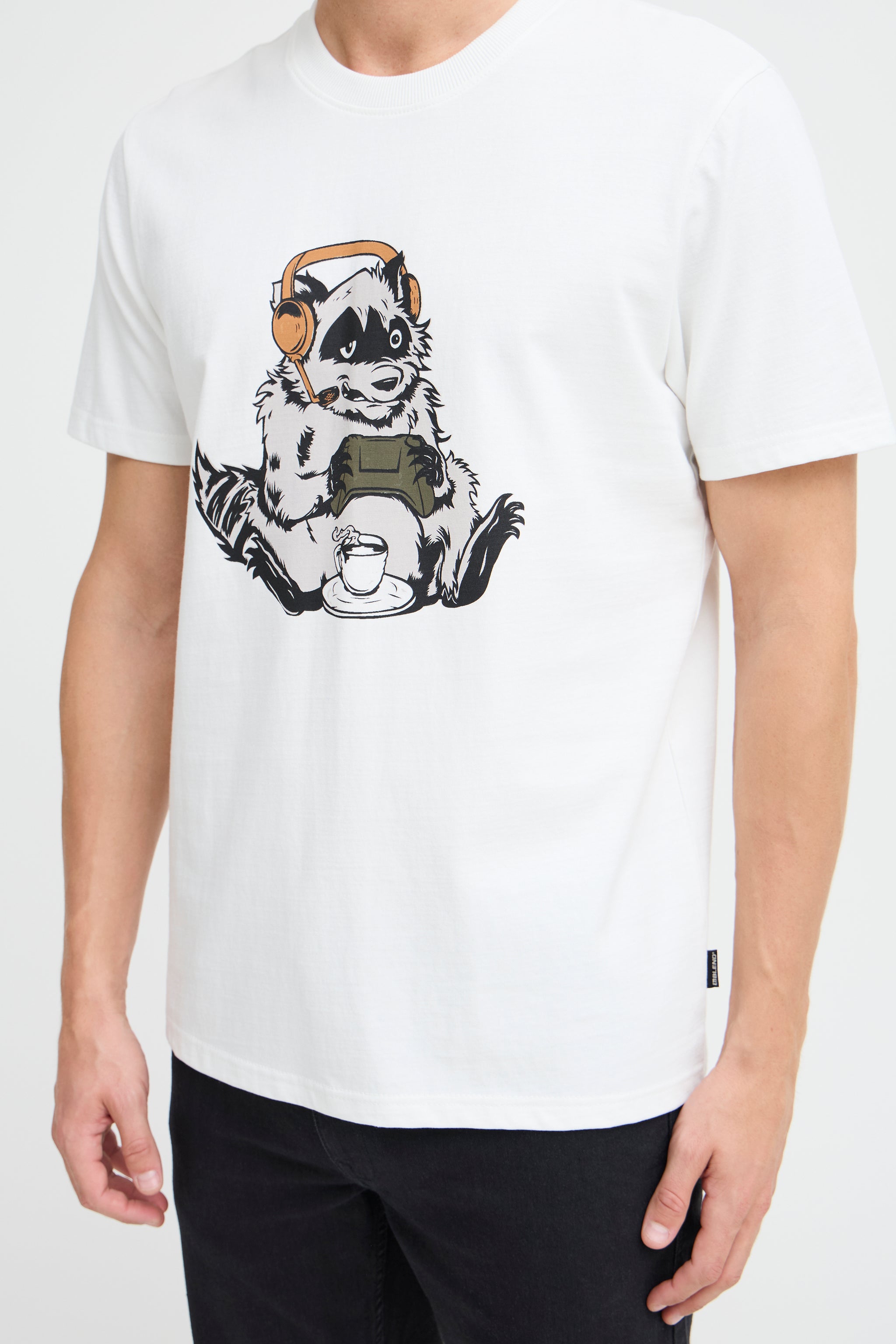 Blend - Tshirt Javor - White Gaming