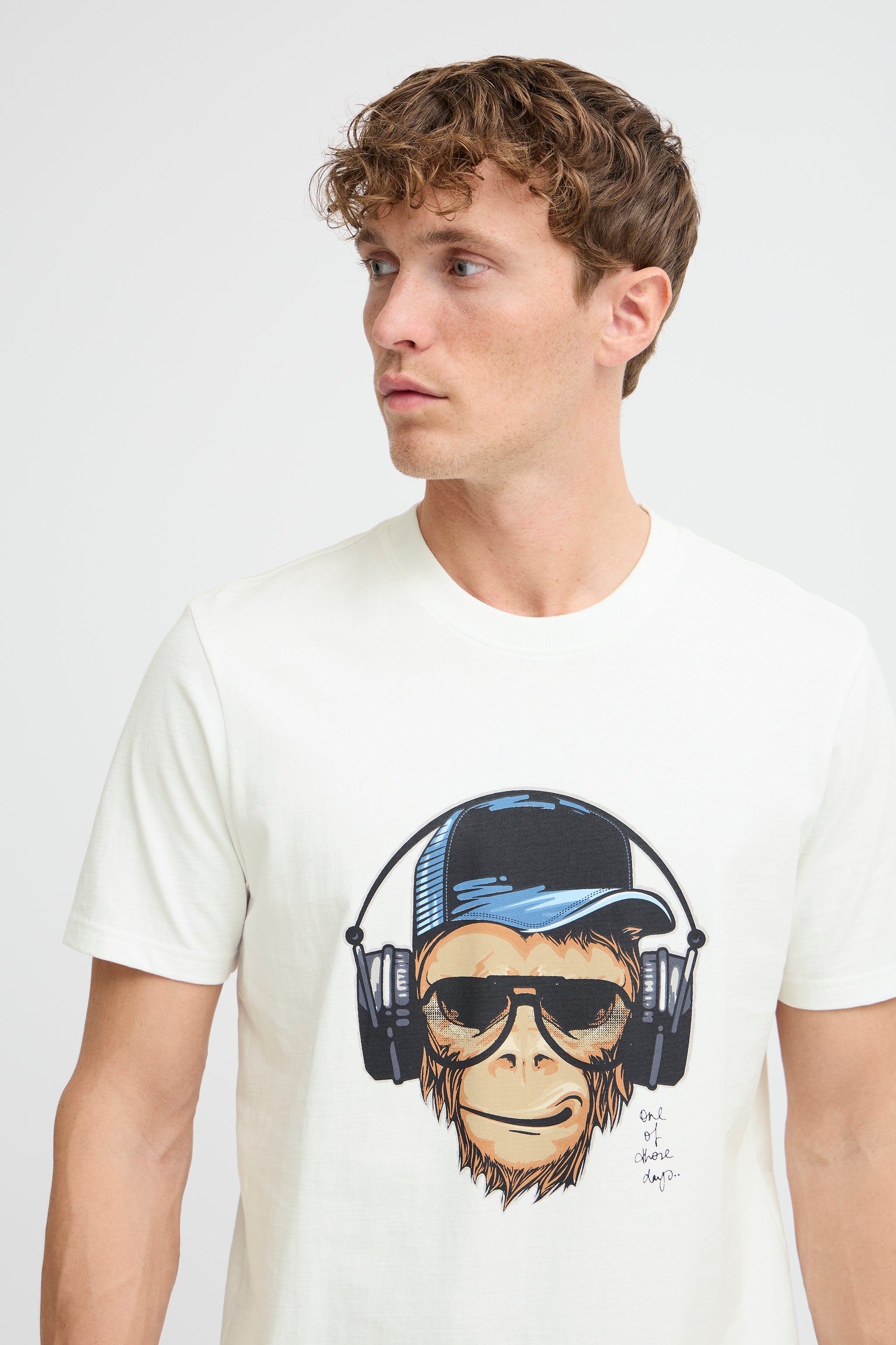 Blend - Tshirt Javor - White Abe