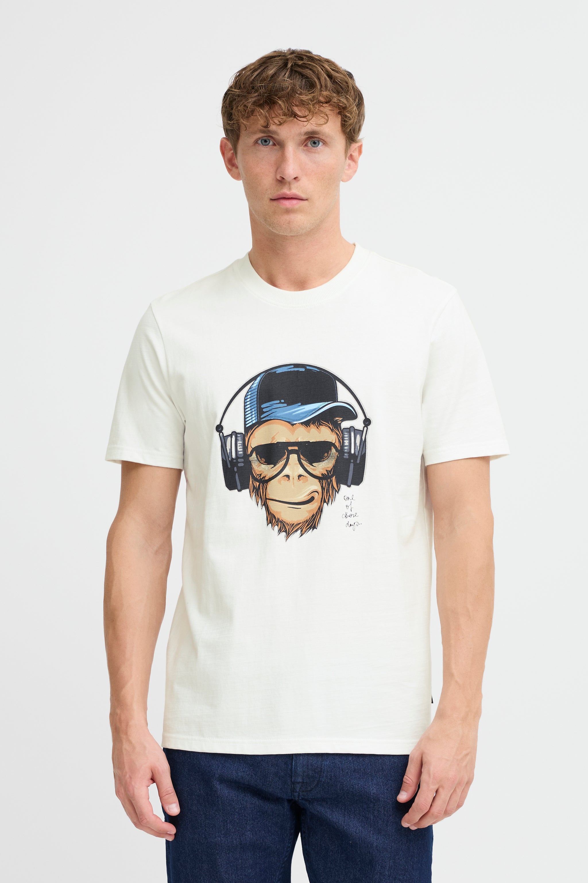 Blend - Tshirt Javor - White Abe