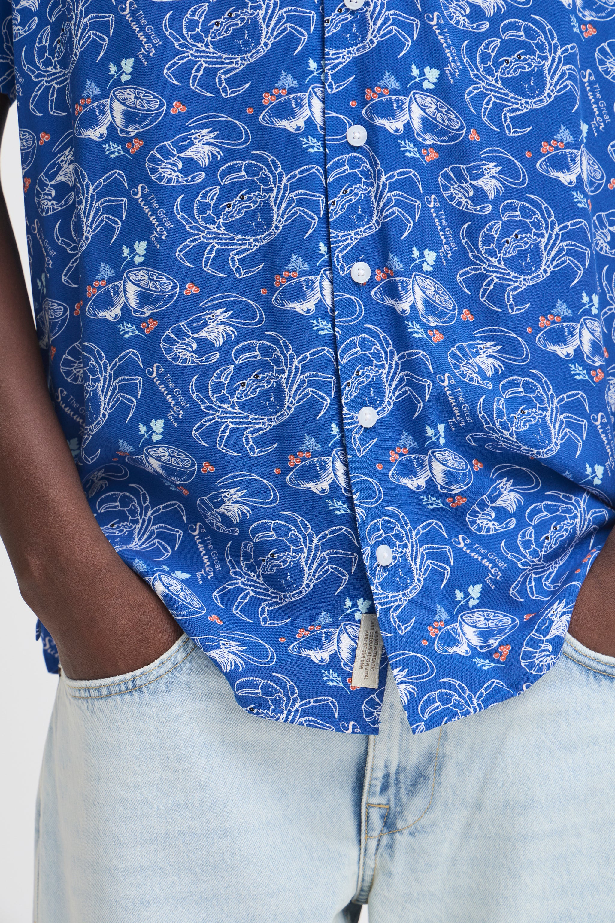 Blend - Shirt Ascot - Nautical Blue