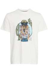 Blend - Tshirt Jerron - White Owl