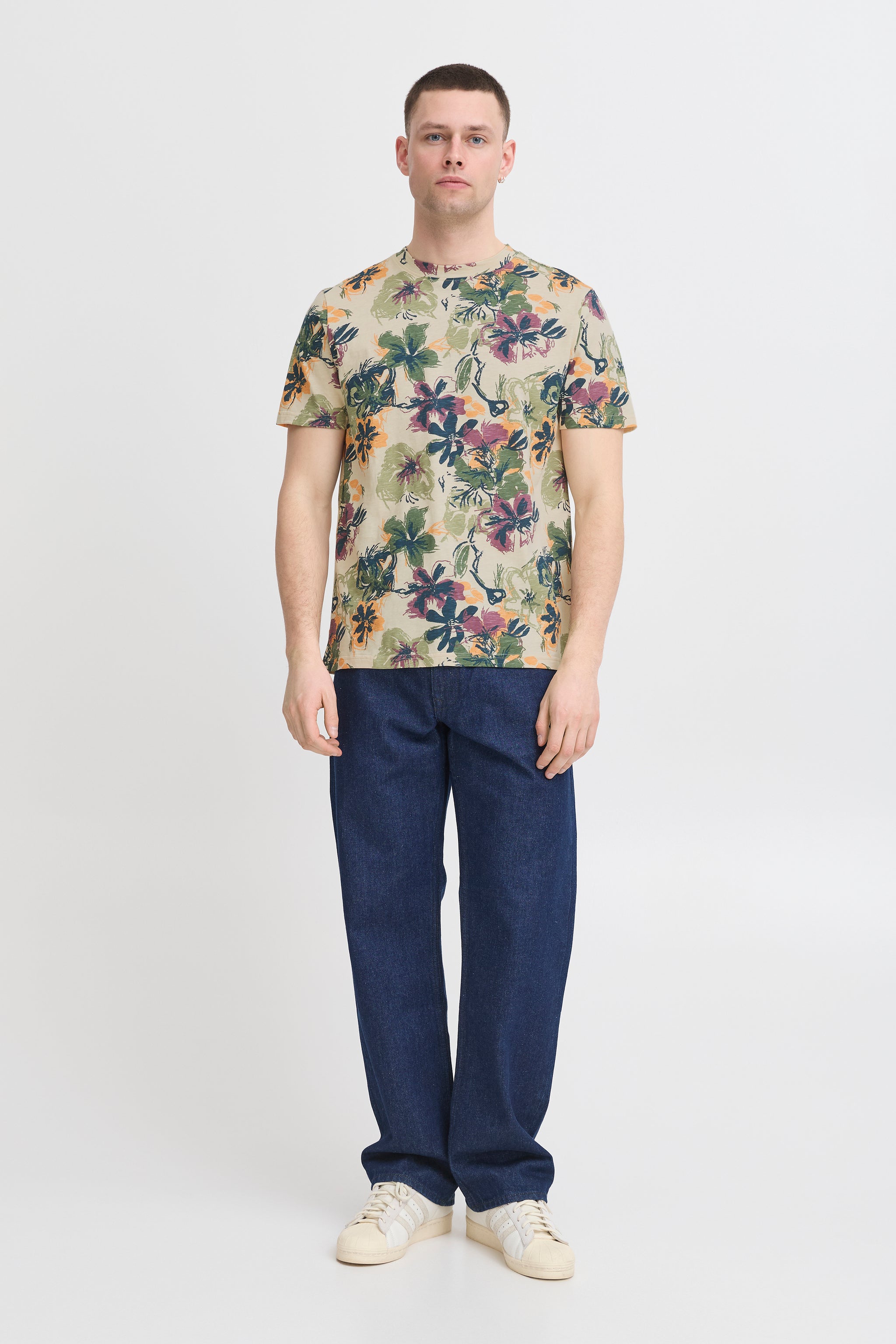 Blend - Tshirt Jemo - Bleached Sand