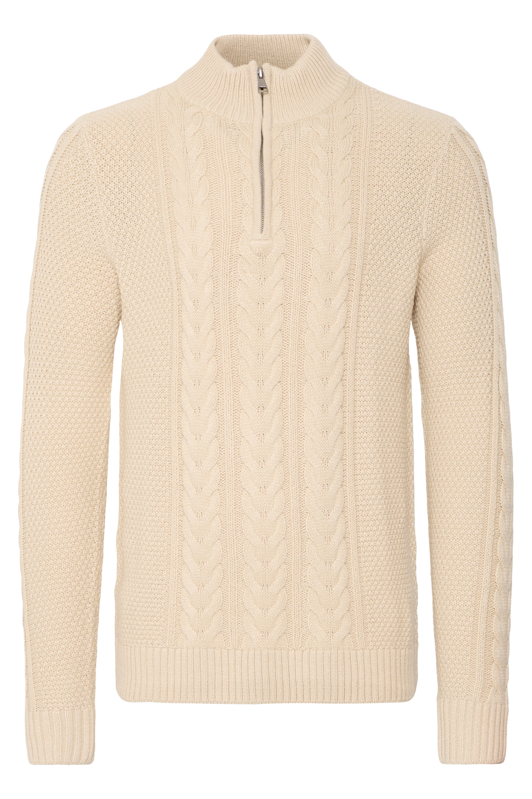 Blend - Trui Basim - Oyster Gray (Creme)