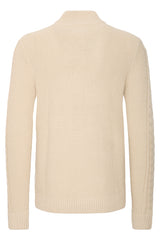 Blend - Trui Basim - Oyster Gray (Creme)