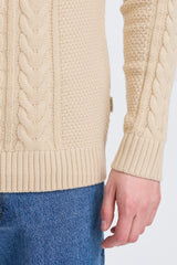 Blend - Trui Basim - Oyster Gray (Creme)