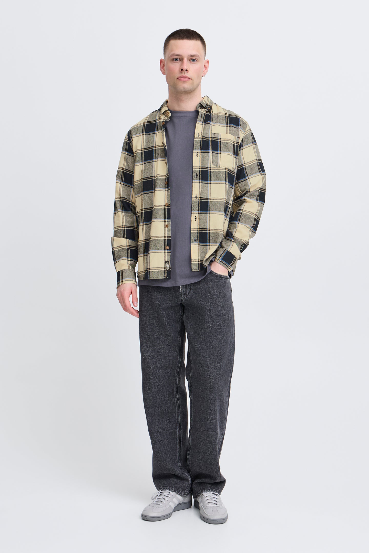 Blend - Shirt Dag - Salute (Blauw)