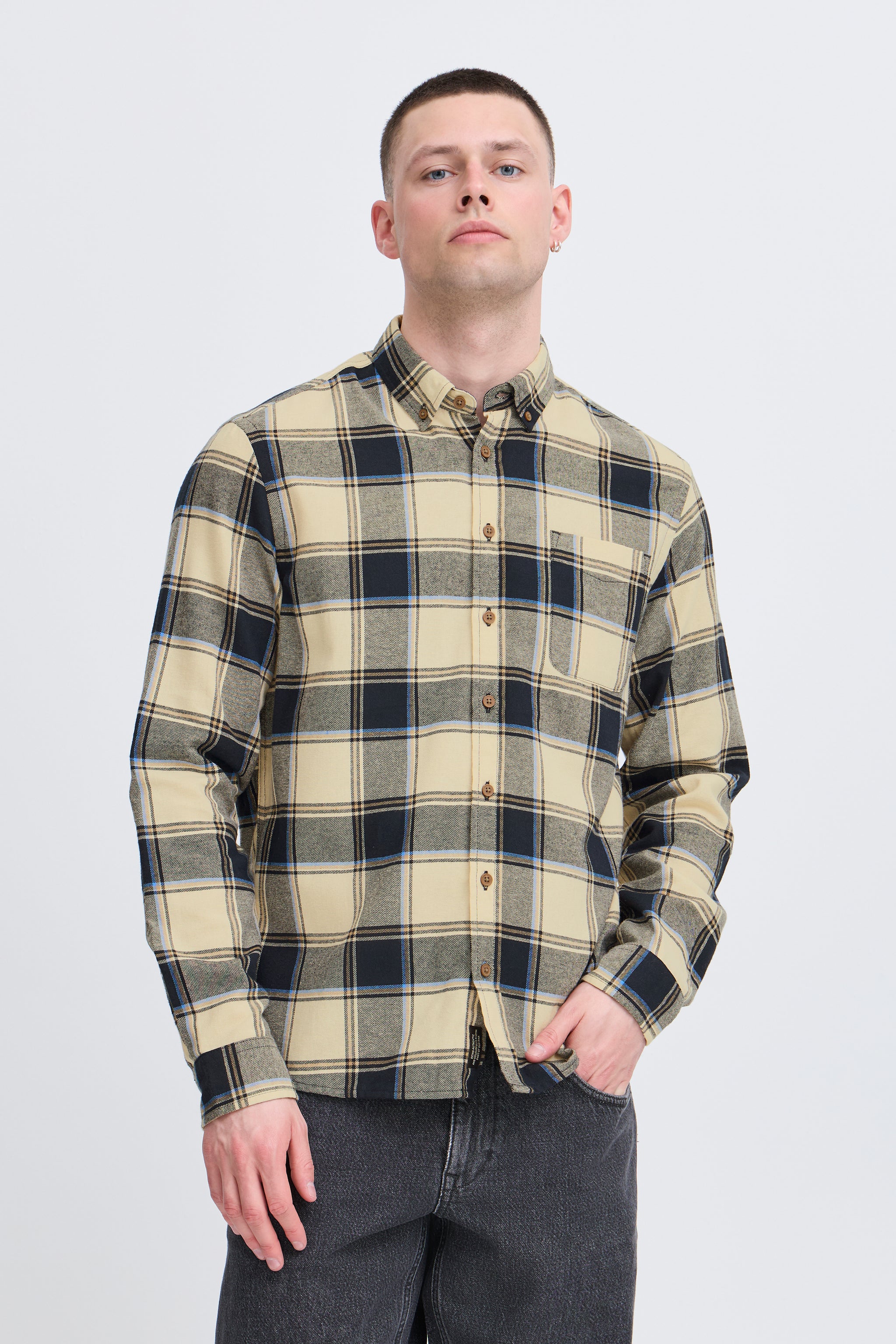 Blend - Shirt Dag - Salute (Blauw)