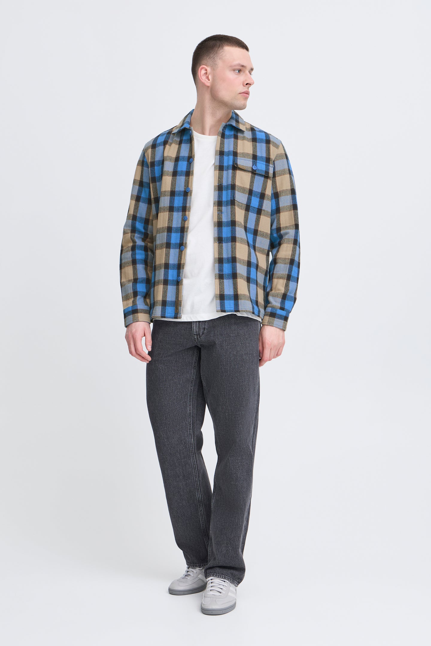 Blend - Overshirt Diego - Plaza Taupe (Blauw)