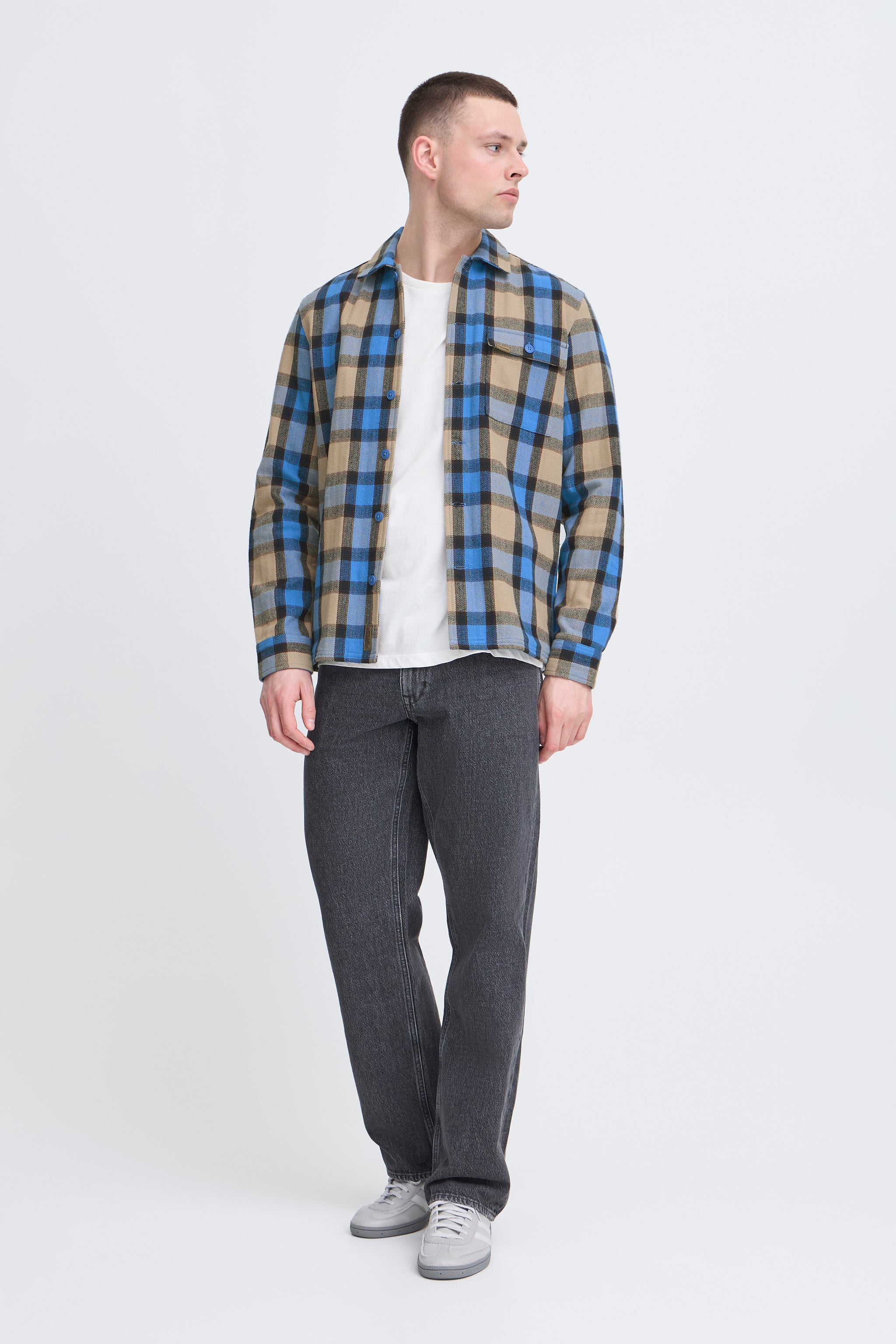 Blend - Overshirt Diego - Plaza Taupe (Blauw)