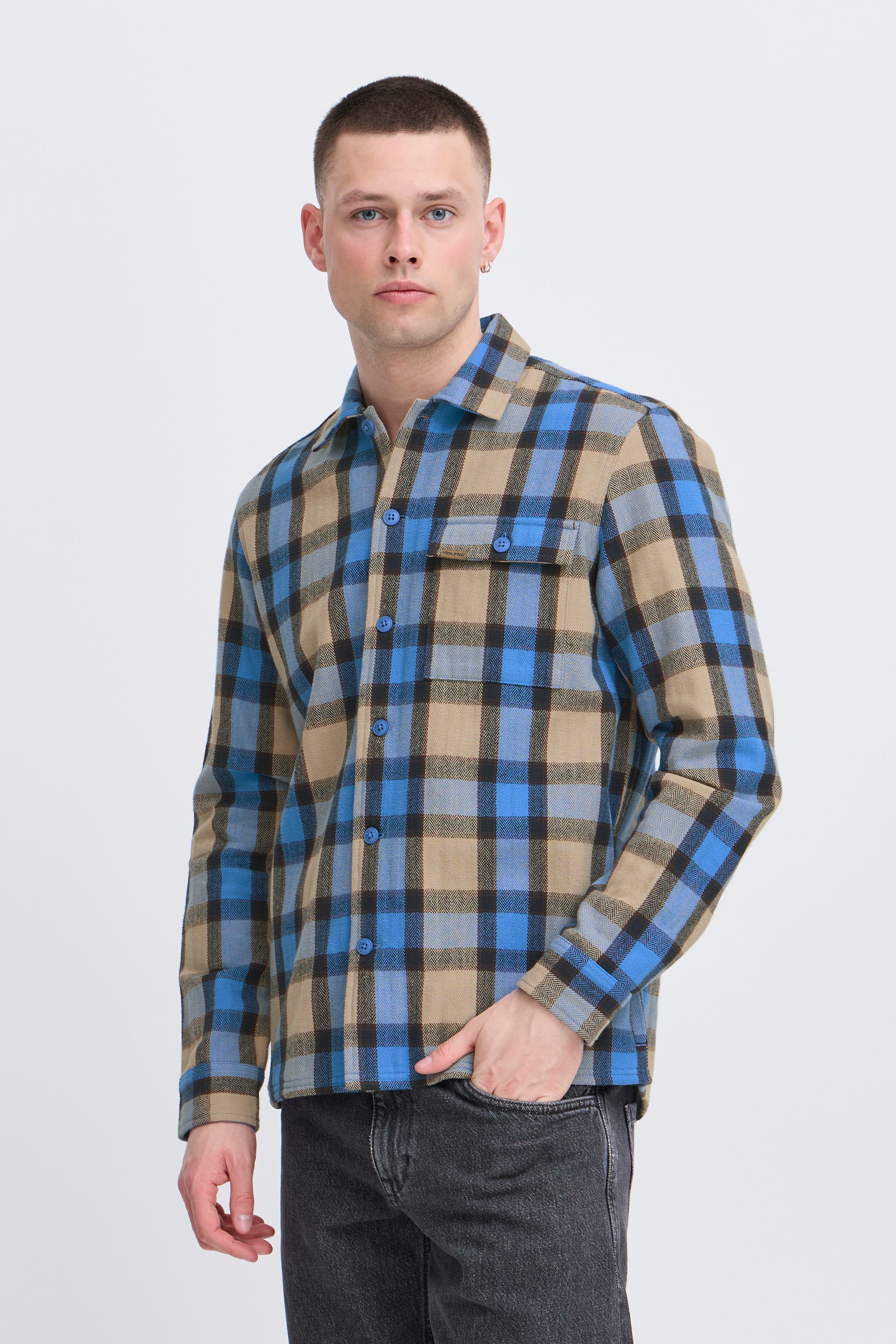 Blend - Overshirt Diego - Plaza Taupe (Blauw)
